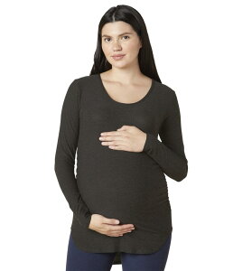 �r�����h���K ���f�B�[�X �g�b�v�X �V���c �}�^�j�e�B Beyond Yoga Featherweight Count On Me Maternity Crew Pullover Darkest Night