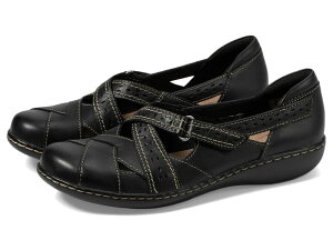 �N���[�N�X ���f�B�[�X �V���[�Y �T���_�� Clarks Ashland Spin Q Black �u���b�N