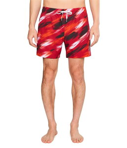 �`���r�[�Y �����Y ���� �n�[�t�p���c�E�V���[�c Chubbies The Color Blitz Buccaneers 5.5 (Classic Lined Swim Trunks) Medium Red ���b�h