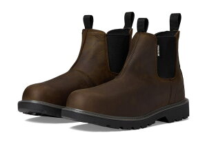 �E�����@���� �����Y �V���[�Y �u�[�c�E���C���u�[�c Wolverine Floorhand Waterproof Romeo Dark Brown �u���E��