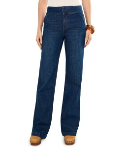 �y�C�W ���f�B�[�X �{�g���X �f�j���p���c Paige Leenah with Wide Waistband Trousers Details in Simonetta