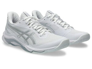 �A�V�b�N�X ���f�B�[�X �V���[�Y �X�j�[�J�[ Asics Netburner Ballistic FF 4 White/Pure Silv �z���C�g