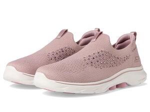 �X�P�b�`���[�Y ���f�B�[�X �V���[�Y �X�j�[�J�[ Skechers Performance Go Walk 7 Bling Mauve