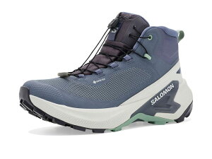 �T������ ���f�B�[�X �V���[�Y �X�j�[�J�[ Salomon Genesis Mid Gore Tex Grisaille/Green �O���[��