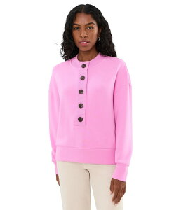 �o�[���C ���f�B�[�X �A�E�^�[ �p�[�J�[�E�X�E�F�b�g Varley Reena Button Front Sweat Moonlite Mauve
