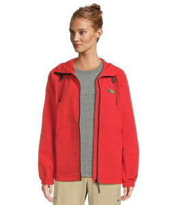 �G���G���r�[�� ���f�B�[�X �A�E�^�[ �R�[�g �W���P�b�g L.l.bean Mountain Classic Full-Zip Jacket Orange Red ���b�h