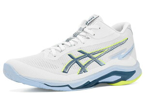 �A�V�b�N�X �����Y �V���[�Y �X�j�[�J�[ Asics Netburner Ballistic FF MT 4 White/Raw Indig �z���C�g
