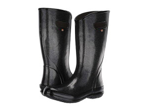 {OX fB[X V[Y u[cECu[c Bogs Rain Boot Glitter Black ubN