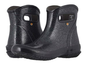 {OX fB[X V[Y u[cECu[c AN Bogs Rain Boots Ankle Glitter Black ubN