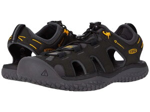 L[ Y V[Y T_ KEEN Solr Sandal Black/Gold ubN