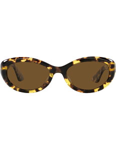 【送料無料】 オリバーピープルズ レディース サングラス・アイウェア アクセサリー OV5513SU 1969C round-frame tortoiseshell-print acetate sunglasses BROWN