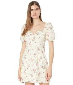 ワイフ レディース ワンピース トップス U-Ring Bodice Mini Dress Ivory Whisper Floral