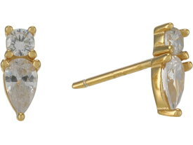アルジェントヴィーヴォ レディース ピアス・イヤリング アクセサリー Pearl Stone Stud Earrings Gold