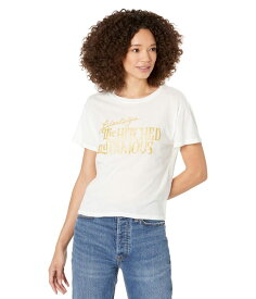 ワイルドフォックス レディース シャツ トップス Hitched & Famous Boy Tee Vanilla