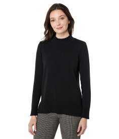 リゼッタ レディース ニット・セーター アウター Ellie Organic Cotton Mock Neck Sweater Black