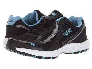 ���C�J ���f�B�[�X �V���[�Y �X�j�[�J�[ Ryka Dash 3 Black/Meter/Blue Leather �u���b�N