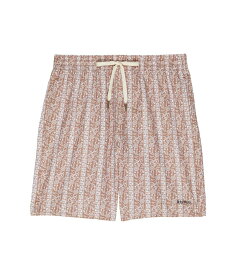 リズム メンズ ハーフパンツ・ショーツ 水着 Paisley Stripe Beach Shorts Butterscotch