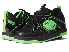 ヒーリーズ メンズ スニーカー シューズ Rocket (Little Kid/Big Kid/Adult) Black/Neon Green