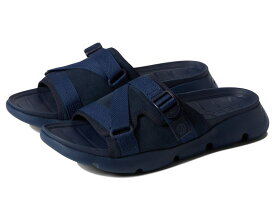 コールハーン メンズ サンダル シューズ 4.Zerogrand Multi Strap Slide Navy Ink/Dress Blue