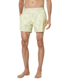 【送料無料】 グッドマンブランド メンズ ハーフパンツ・ショーツ 水着 Printed Swim Shorts Celadon Wavy Stripe