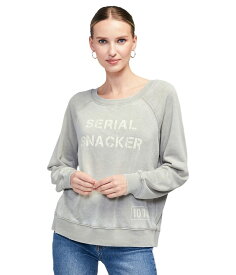 【送料無料】 ワイルドフォックス レディース パーカー・スウェット アウター Serial Snacker Sweatshirt Seagrass