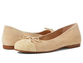 【送料無料】 フレンチソール レディース サンダル シューズ Katie Beige Suede/Raffia