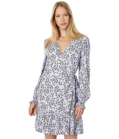 【送料無料】 ロストアンドワンダー レディース ワンピース トップス Wild Thing Mini Dress Blue Leopard