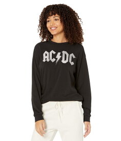 【送料無料】 チェイサー レディース パーカー・スウェット アウター AC/DC Cotton Fleece Sweatshirt True Black