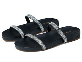 【送料無料】 カーナス レディース サンダル シューズ Alanis Double Diamond Band Pool Slide Black