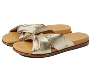 �X�y���[ ���f�B�[�X �V���[�Y �T���_�� �v���X�T�C�Y Sperry Waveside Plushwave Cross Slide Gold �S�[���h