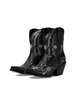 �h�D�����S ���f�B�[�X �V���[�Y �u�[�c�E���C���u�[�c Durango Crush 8 Western Bootie Sterling Wildflower Black �u���b�N
