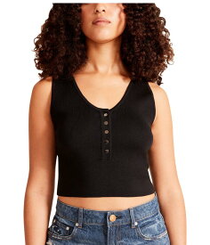 【送料無料】 マッデンガール レディース ニット・セーター アウター Bodycon Cropped Shape Form Sweater Tank Black