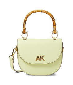 【送料無料】 アンクライン レディース ハンドバッグ バッグ Mini Bamboo Top-Handle Crossbody Celery