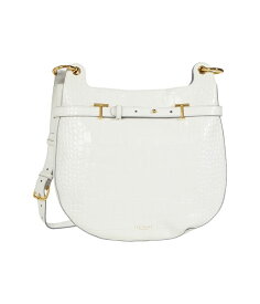 【送料無料】 テッドベーカー レディース ハンドバッグ バッグ Hillier Croc Effect T Detail Shoulder Bag Cream