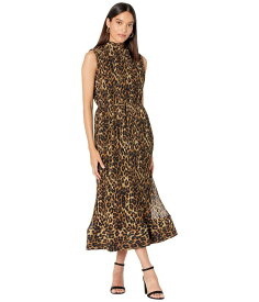 【送料無料】 ミリー レディース ワンピース トップス Meina Leopard Print Pleated Dress Multi
