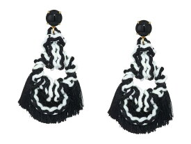 【送料無料】 ジェイクルー レディース ピアス・イヤリング アクセサリー Sailors Knot Tassel Earrings Black