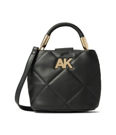 【送料無料】 アンクライン レディース ハンドバッグ バッグ Quilted Top-Handle Crossbody Black