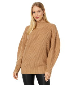 【送料無料】 ビーシービージーマックスアズリア レディース ニット・セーター アウター Sweater Top Camel