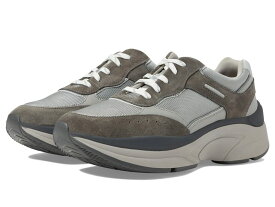 【送料無料】 ロックポート レディース スニーカー シューズ Prowalker Lace-Up Grey Suede/Textile Eco