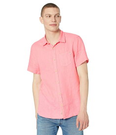 【送料無料】 スコッチアンドソーダ メンズ シャツ トップス Regular Fit Garment-Dyed Linen Short Sleeve Shirt Candy