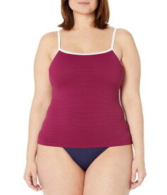 【送料無料】 ビーチハウス レディース トップのみ 水着 Solid Pique Lexi Fitted Tankini with Binding Summer Fig