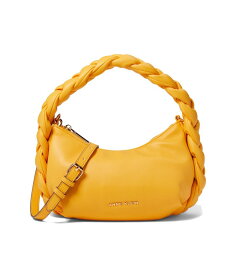 【送料無料】 アンクライン レディース ハンドバッグ バッグ Convertible Crescent Shoulder Bag w/ Braided Trim Honeycomb