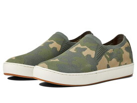 【送料無料】 エルエルビーン レディース スニーカー シューズ Eco Bay Knit Sneaker Slip-On Deep Moss Camo