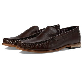 【送料無料】 ベンシャーマン メンズ スリッポン・ローファー シューズ Lynx Penny Loafer Brown Leather