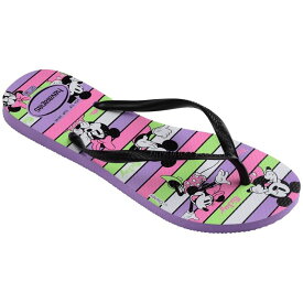 【送料無料】 ハワイアナス レディース サンダル シューズ Slim Disney Flip Flop Sandal Purple Prism
