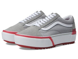 【送料無料】 バンズ メンズ スニーカー シューズ Old Skool Stacked Suede Emboss Grey/Pink