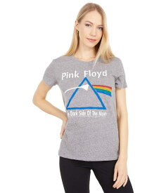 【送料無料】 ラッキーブランド レディース シャツ トップス Pink Floyd Dark Side Graphic Tee Heather Grey
