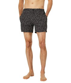 【送料無料】 グッドマンブランド メンズ ハーフパンツ・ショーツ 水着 Printed Swim Shorts Black Abstract Dot