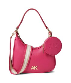 【送料無料】 アンクライン レディース ハンドバッグ バッグ Convertible Shoulder Bag w/ Web Strap & Coin Purse Hibiscus Pink/Hibiscus/Gold