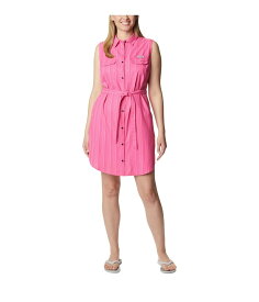 【送料無料】 コロンビア レディース ワンピース トップス Sun Drifter Woven Dress II Ultra Pink Vertical Stripe